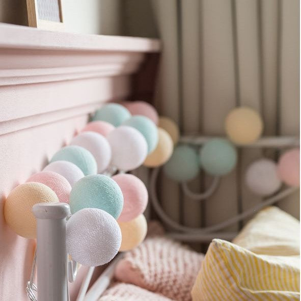 LumiBall - Fun Cotton Light-Up Ball String Lights-Candy-1.5 metres 10 lights-USB-State of Style