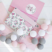 LumiBall - Fun Cotton Light-Up Ball String Lights-Pink & Grey-1.5 metres 10 lights-USB-State of Style