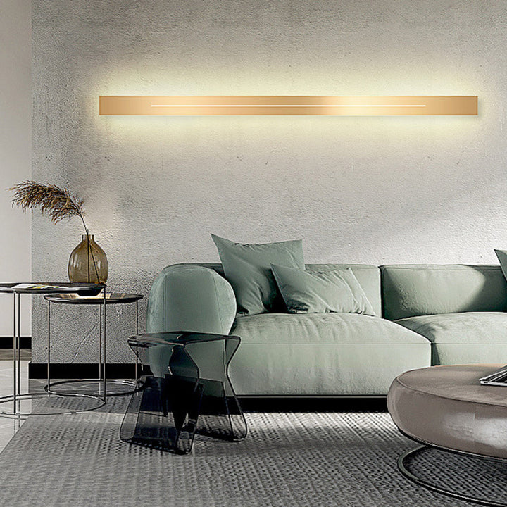LumièreGold LED Wall Lamp-L60CM-Warm White-Black-State of Style