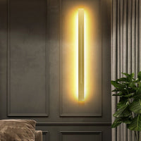 LumièreGold LED Wall Lamp-L60CM-Warm White-Black-State of Style