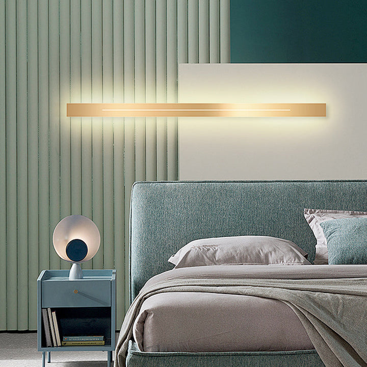 LumièreGold LED Wall Lamp-L60CM-Warm White-Black-State of Style