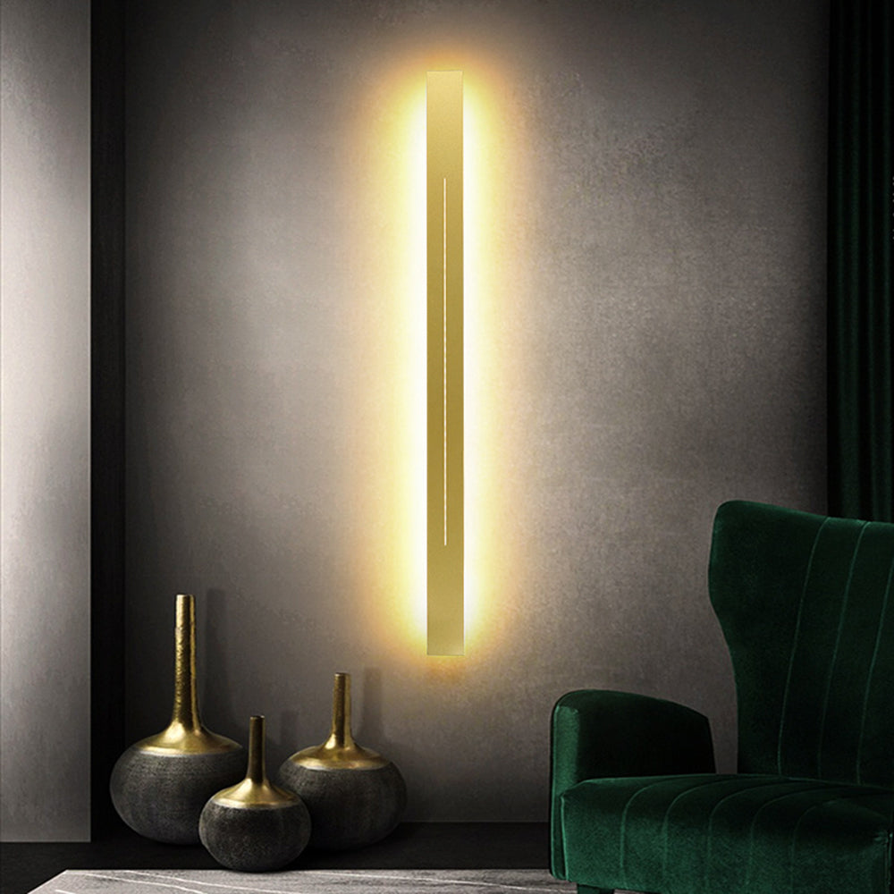 LumièreGold LED Wall Lamp-L60CM-Warm White-Black-State of Style