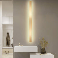 LumièreGold LED Wall Lamp-L60CM-Warm White-Black-State of Style