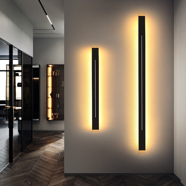 LumièreGold LED Wall Lamp-L60CM-Warm White-Black-State of Style
