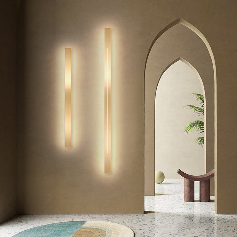 LumièreGold LED Wall Lamp-L60CM-Warm White-Gold-State of Style