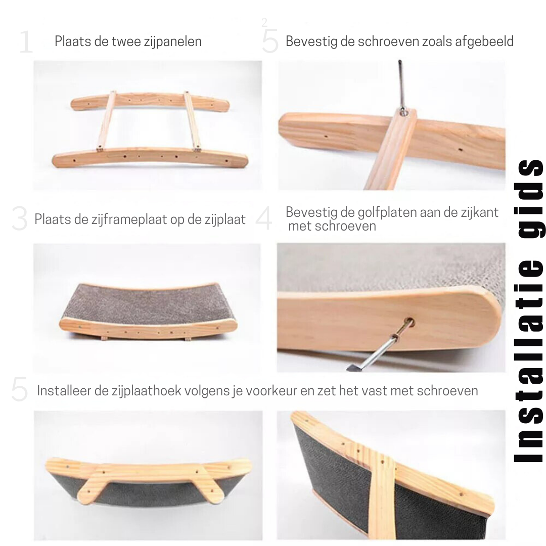 Luna Cat Scratch Bed-Bed-State of Style