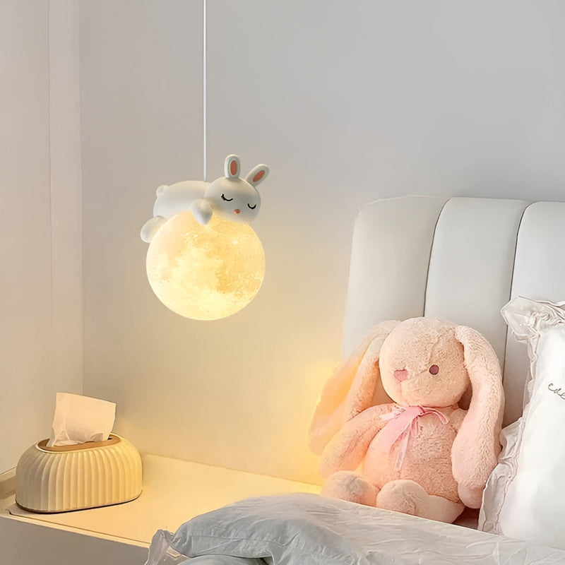 LunarBuddy Pendant Light – Cute Animals-Bear-State of Style