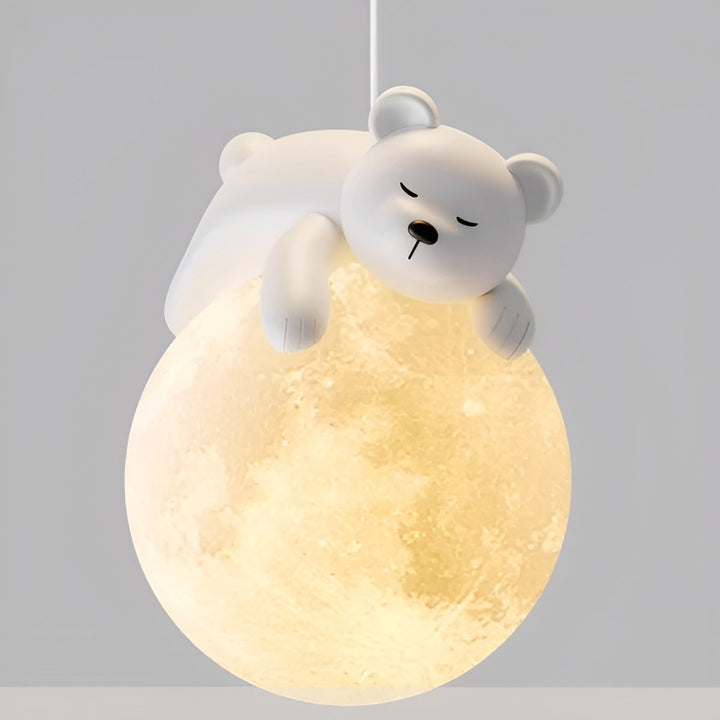LunarBuddy Pendant Light – Cute Animals-Bear-State of Style
