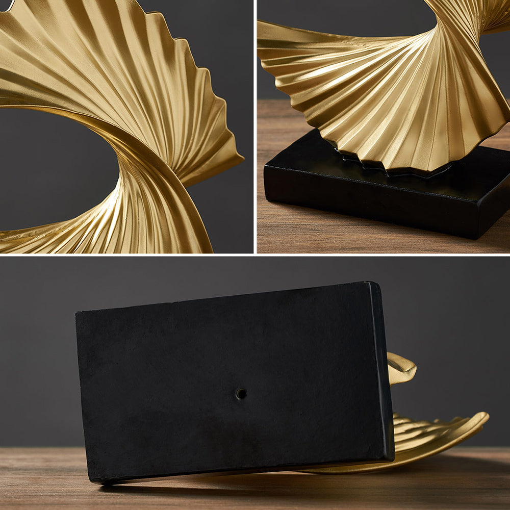 LunarGrace Crescent Moon Sculpture-Gold-State of Style