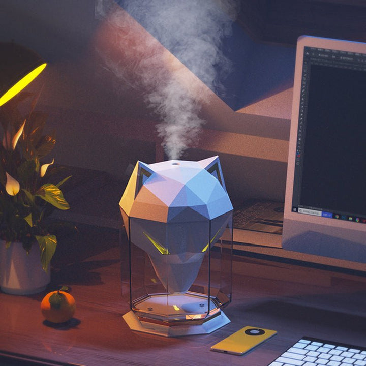 LupoMist Wolf Design Humidifier-Black-State of Style