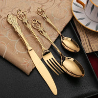 Luxe 24-Piece Cutlery Set - RoyalCutlery-Gold-State of Style