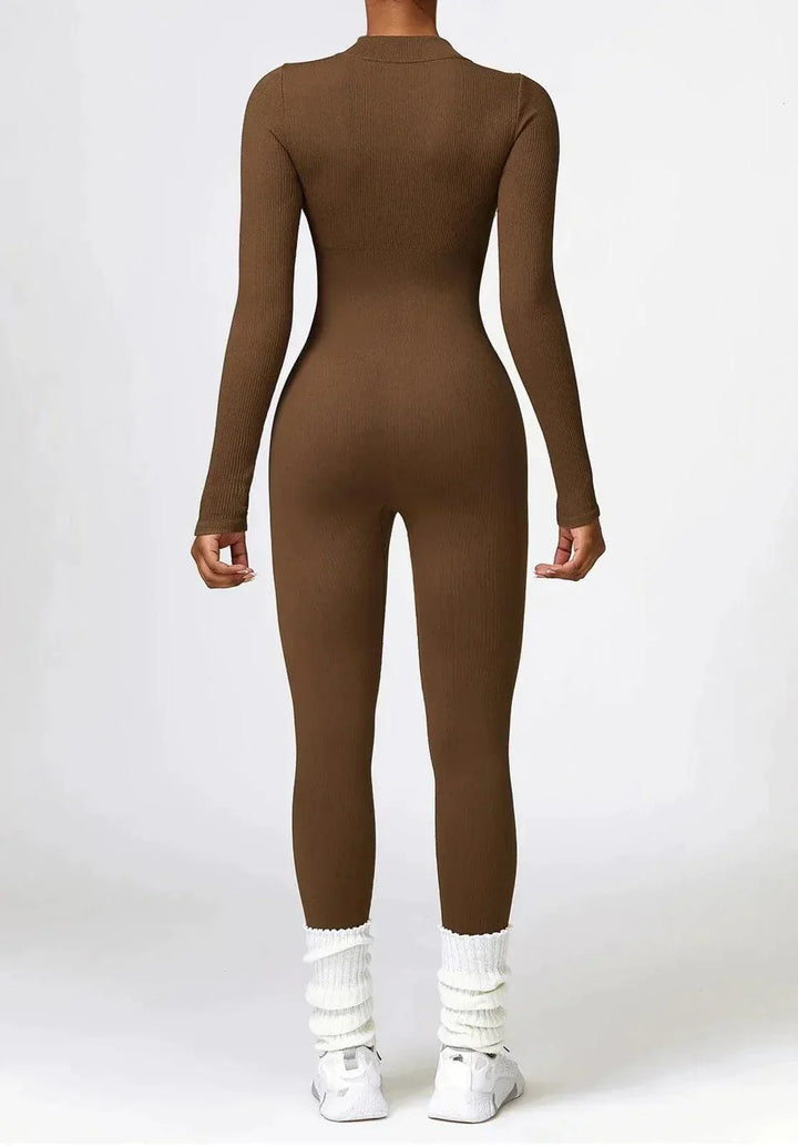 Luxe Full-Body Romper with Long Sleeves - Lisa-Black-XS-State of Style