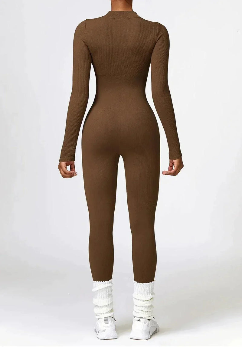 Luxe Full-Body Romper with Long Sleeves - Lisa-Black-XS-State of Style