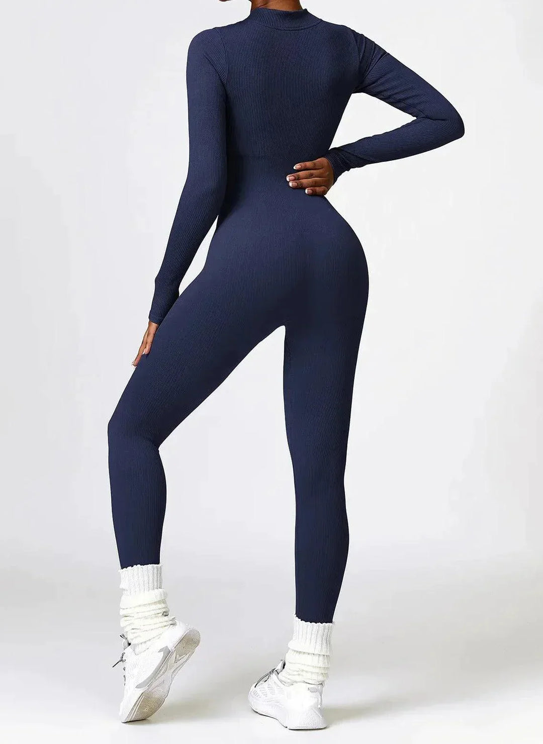 Luxe Full-Body Romper with Long Sleeves - Lisa-Black-XS-State of Style