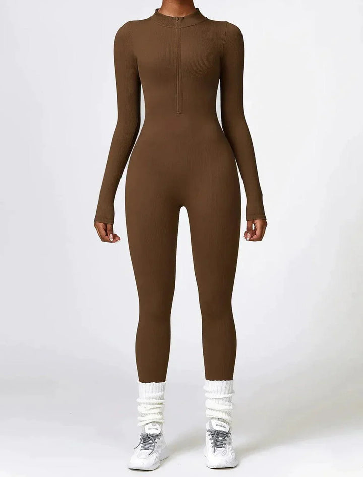 Luxe Full-Body Romper with Long Sleeves - Lisa-Black-XS-State of Style