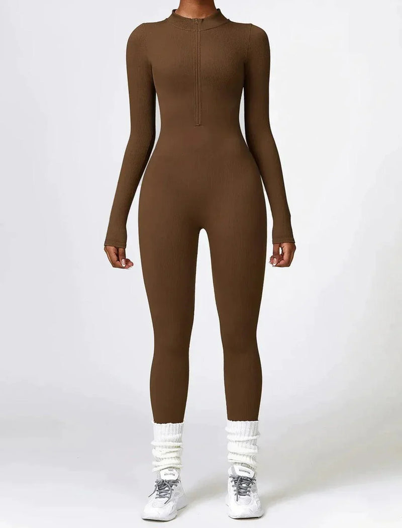 Luxe Full-Body Romper with Long Sleeves - Lisa-Black-XS-State of Style