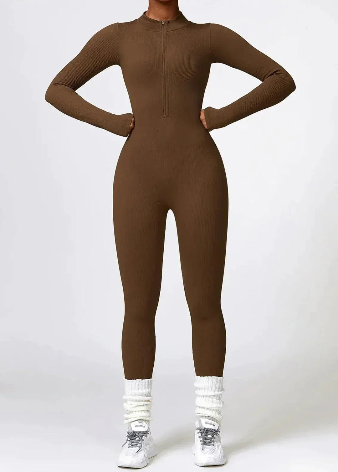 Luxe Full-Body Romper with Long Sleeves - Lisa-Black-XS-State of Style