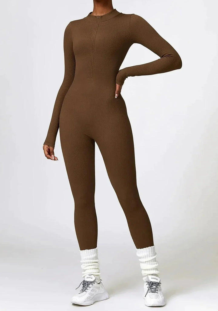 Luxe Full-Body Romper with Long Sleeves - Lisa-Black-XS-State of Style