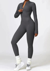 Luxe Full-Body Romper with Long Sleeves - Lisa-Black-XS-State of Style