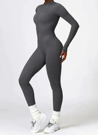 Luxe Full-Body Romper with Long Sleeves - Lisa-Black-XS-State of Style