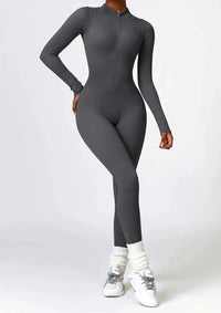 Luxe Full-Body Romper with Long Sleeves - Lisa-Black-XS-State of Style