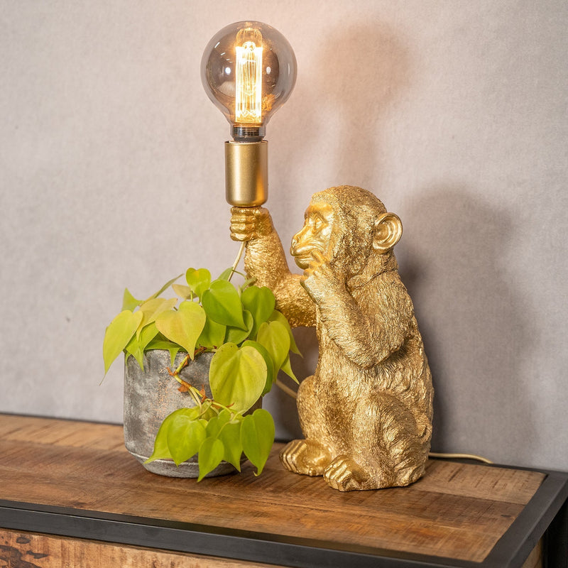 Luxe GoldenChimp Table Lamp-State of Style