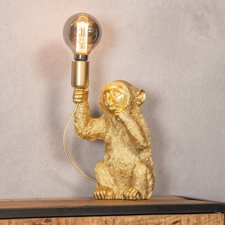 Luxe GoldenChimp Table Lamp-State of Style