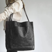 Luxe Leather Handbag for Women - Isabella-Black-State of Style