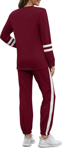 Luxe Lisa 2-Piece Jogging Outfit-Black-S-State of Style