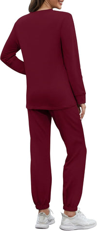 Luxe Lisa 2-Piece Jogging Outfit-Black-S-State of Style