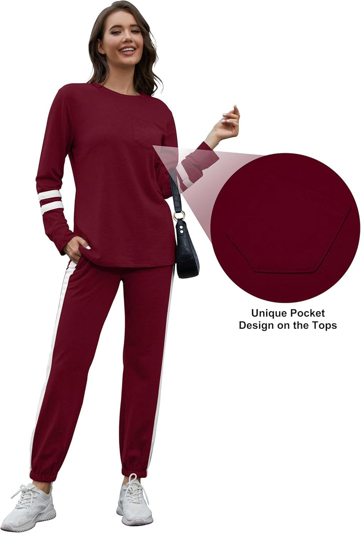Luxe Lisa 2-Piece Jogging Outfit-Black-S-State of Style