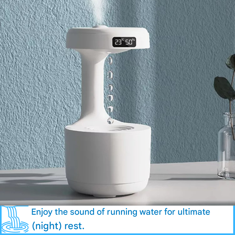 Luxe Magical Humidifier Diffuser - AquaGlow-White-State of Style