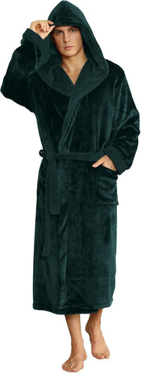 Luxe Men's Bathrobe - Robbie-Dark Green-S/M-State of Style