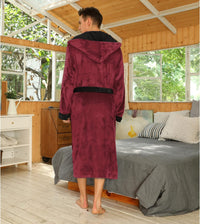 Luxe Men's Bathrobe - Robbie-Dark Grey-S/M-State of Style