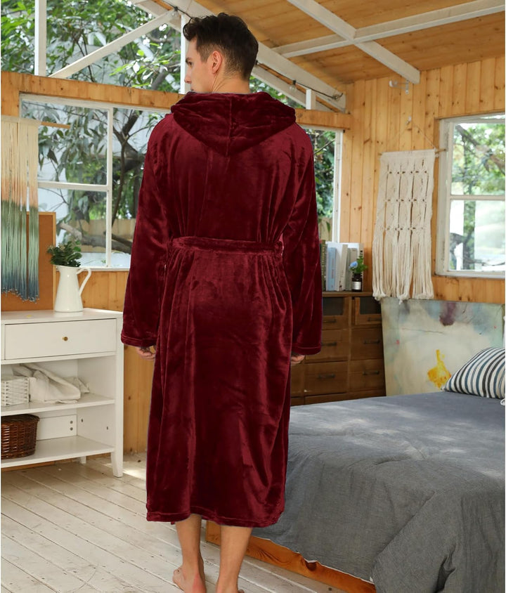 Luxe Men's Bathrobe - Robbie-Dark Grey-S/M-State of Style