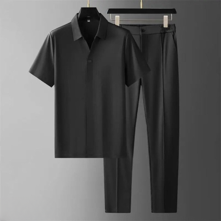 Luxe Men's Clothing Set - Ethan-Black-M-State of Style