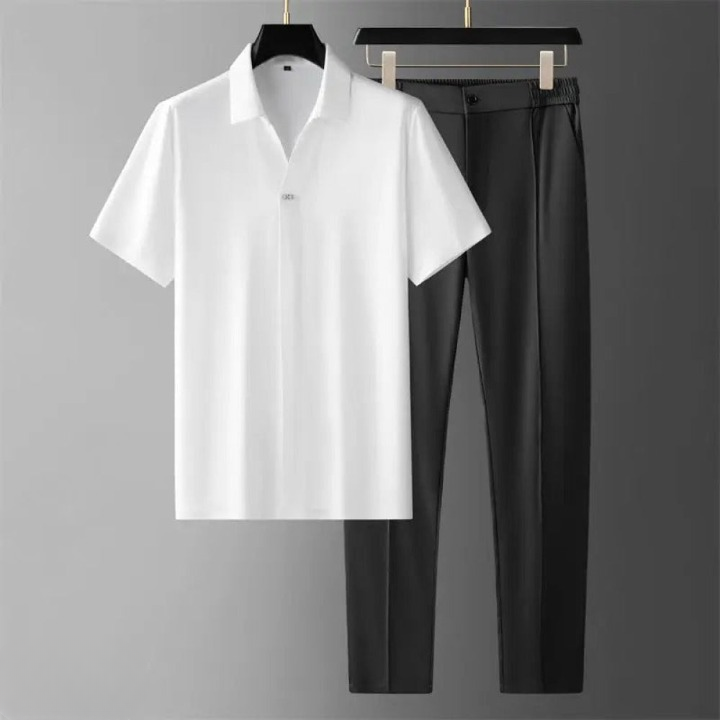 Luxe Men's Clothing Set - Ethan-White-M-State of Style