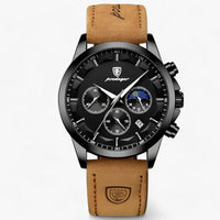 Luxe Men's Watch - Cassian-Black Black (L)-State of Style