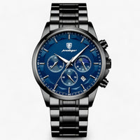 Luxe Men's Watch - Cassian-Black Blue (S)-State of Style