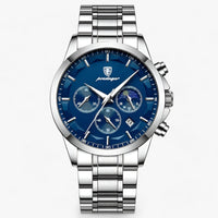 Luxe Men's Watch - Cassian-Silver Blue (S)-State of Style