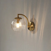 Luxe Modern Glass Wall Light - CrystalGlow-Coffee-State of Style