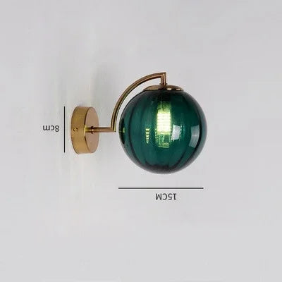 Luxe Modern Glass Wall Light - CrystalGlow-Coffee-State of Style
