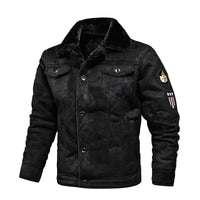 Luxe Oversized Leather Jacket with Velvet Lining - Victor-Black-M-State of Style