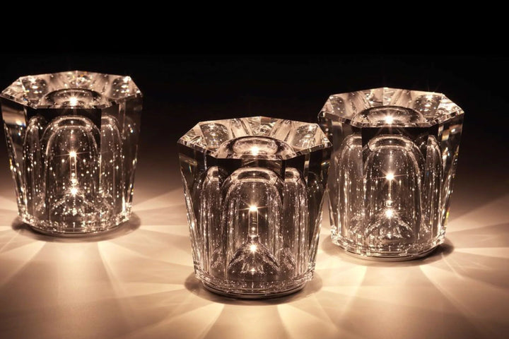 Luxe Rechargeable Diamond Crystal Table Lamp - Lumière Diamond-Acrux-State of Style