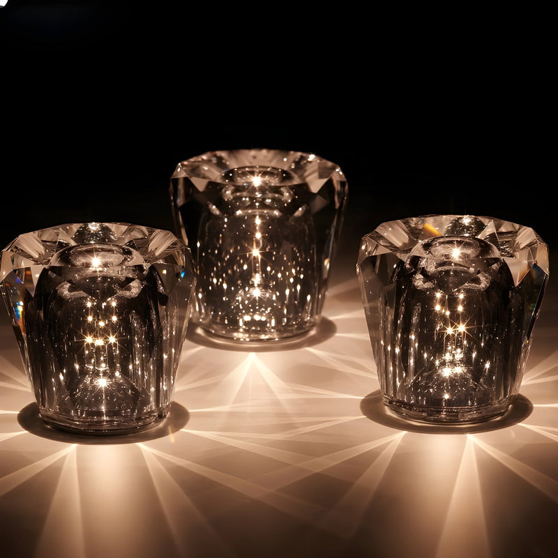 Luxe Rechargeable Diamond Crystal Table Lamp - Lumière Diamond-Acrux-State of Style