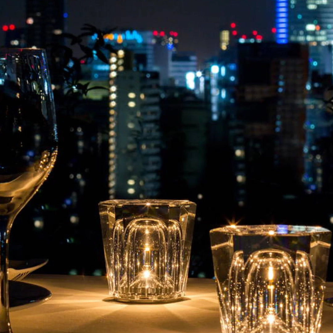 Luxe Rechargeable Diamond Crystal Table Lamp - Lumière Diamond-Acrux-State of Style