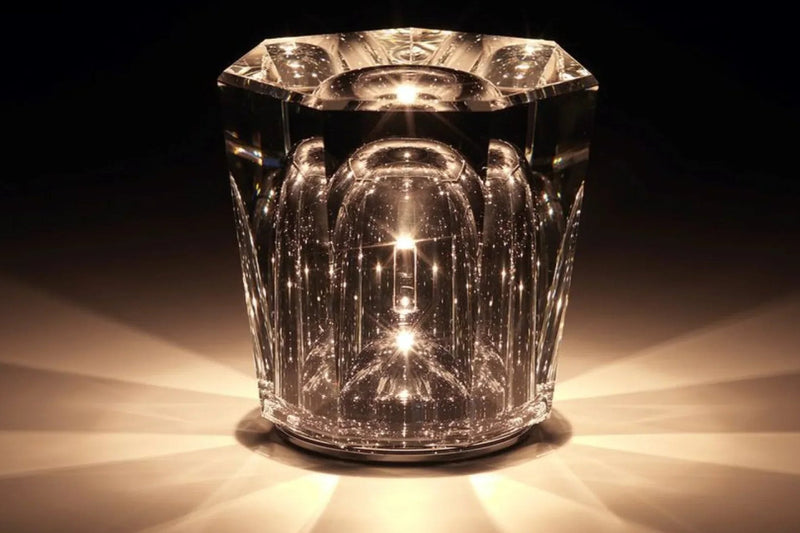 Luxe Rechargeable Diamond Crystal Table Lamp - Lumière Diamond-Acrux-State of Style