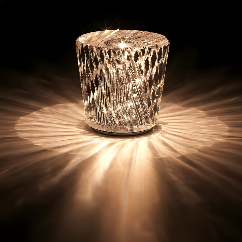 Luxe Rechargeable Diamond Crystal Table Lamp - Lumière Diamond-Becrux-State of Style