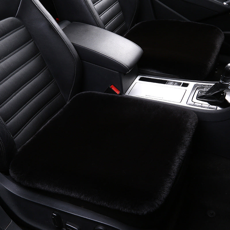 Luxe Sheepskin Cushion - Lara-Front seat-Black-State of Style