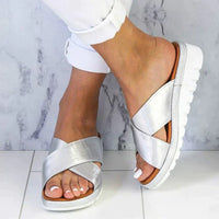 Luxe Stride Ortho-Sandals Women - Simone-Silver-35-State of Style